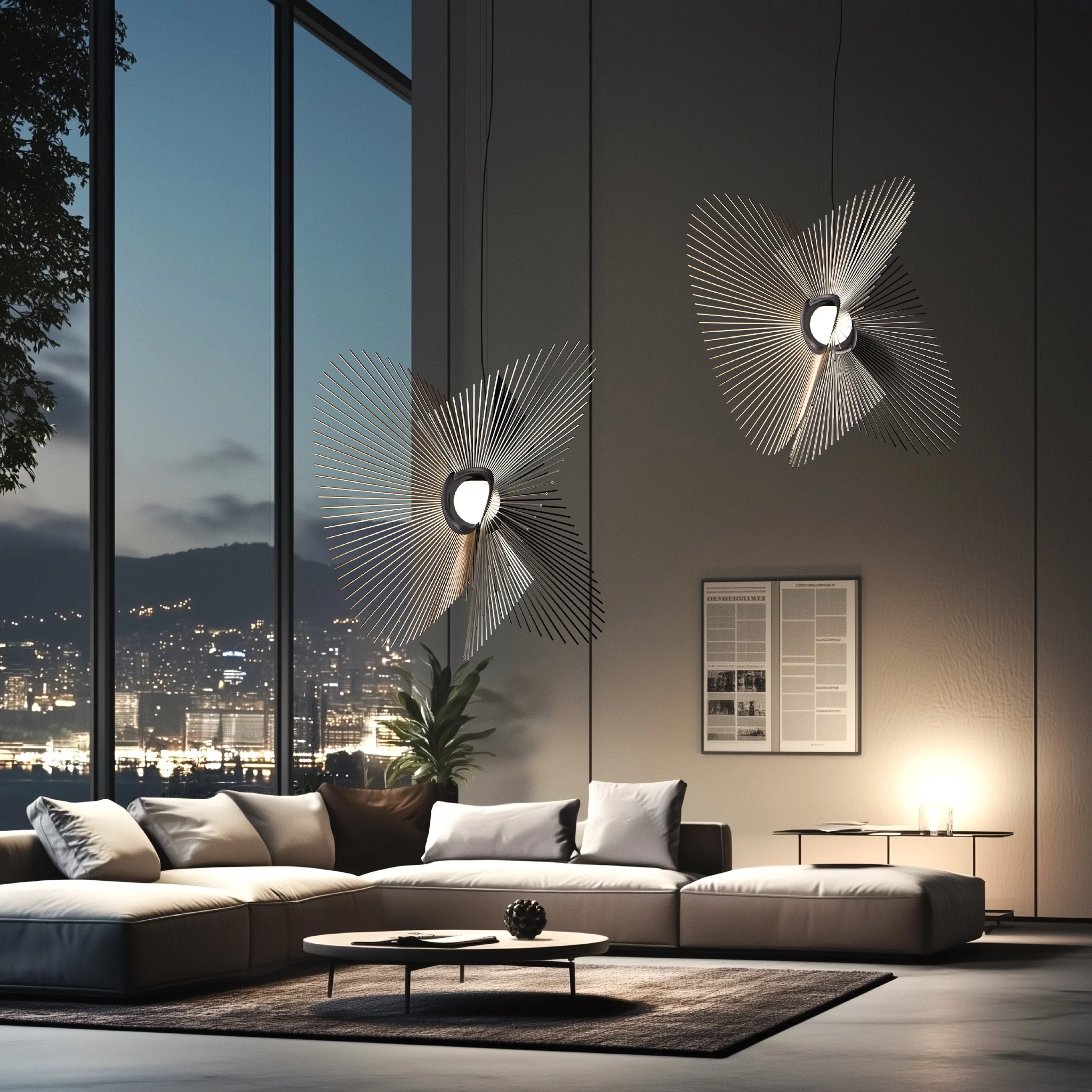 Pendelleuchte Aloura im Interieur, Foto 1