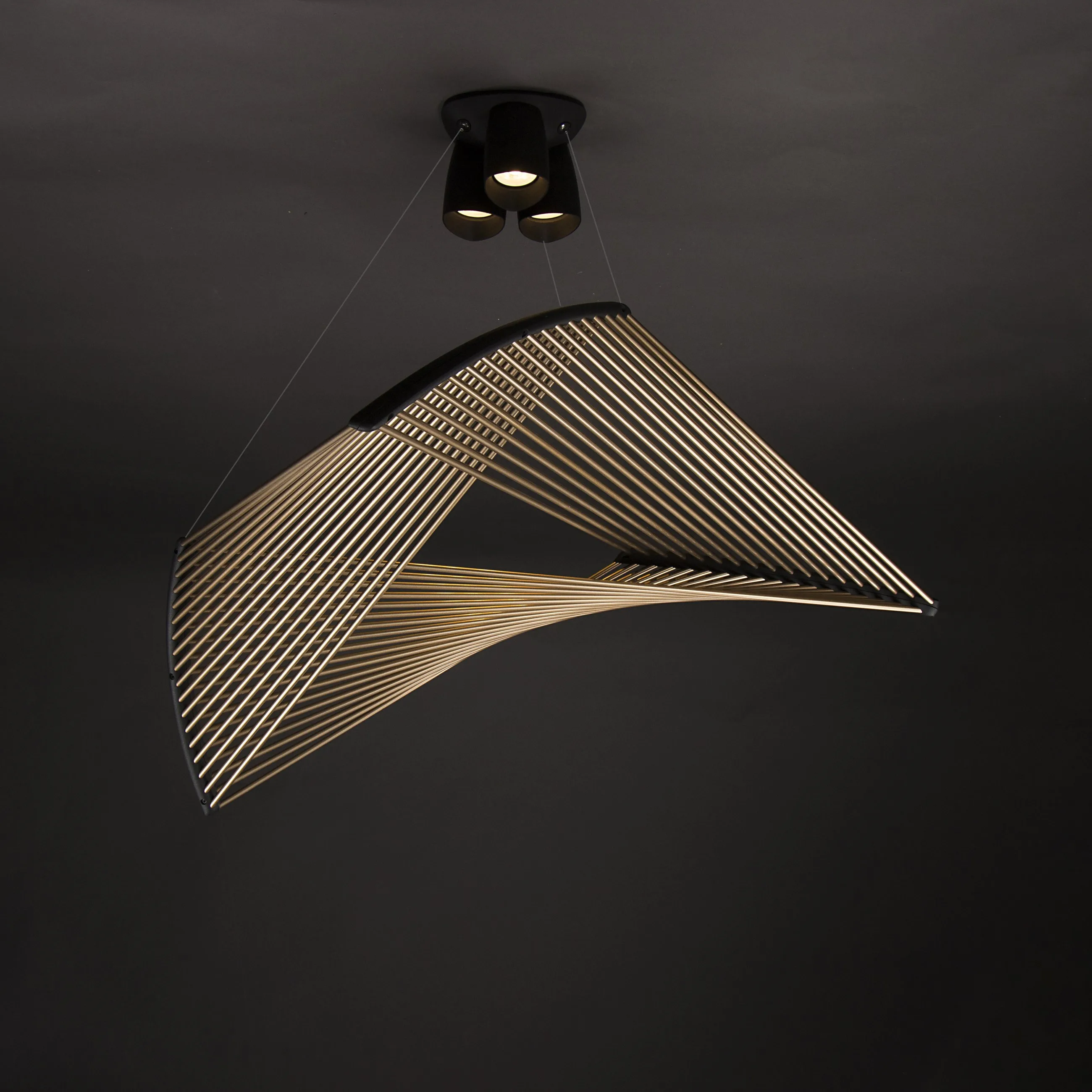 Delta pendant light, studio photo 12