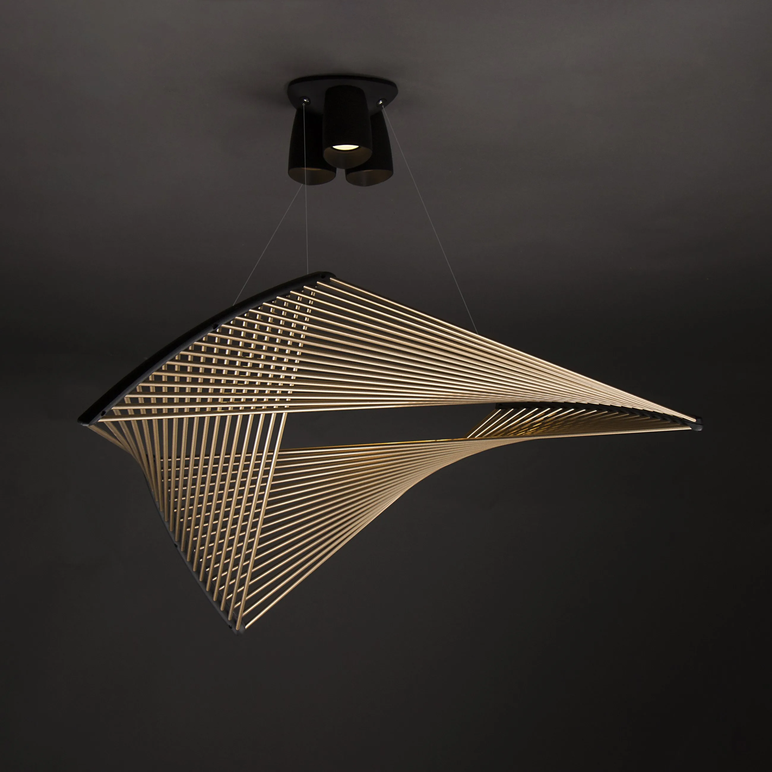 Delta pendant light, studio photo 15