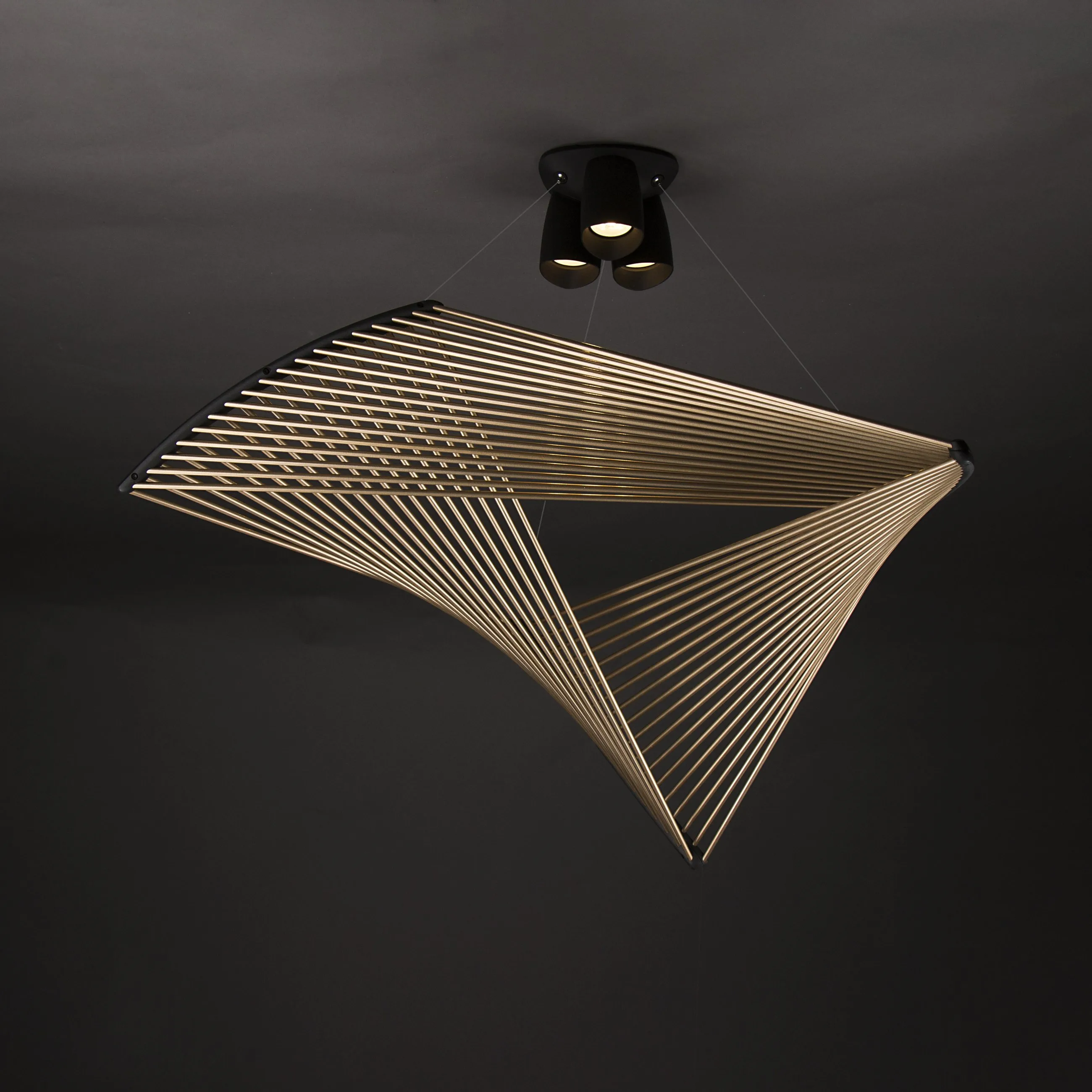 Delta pendant light, studio photo 16