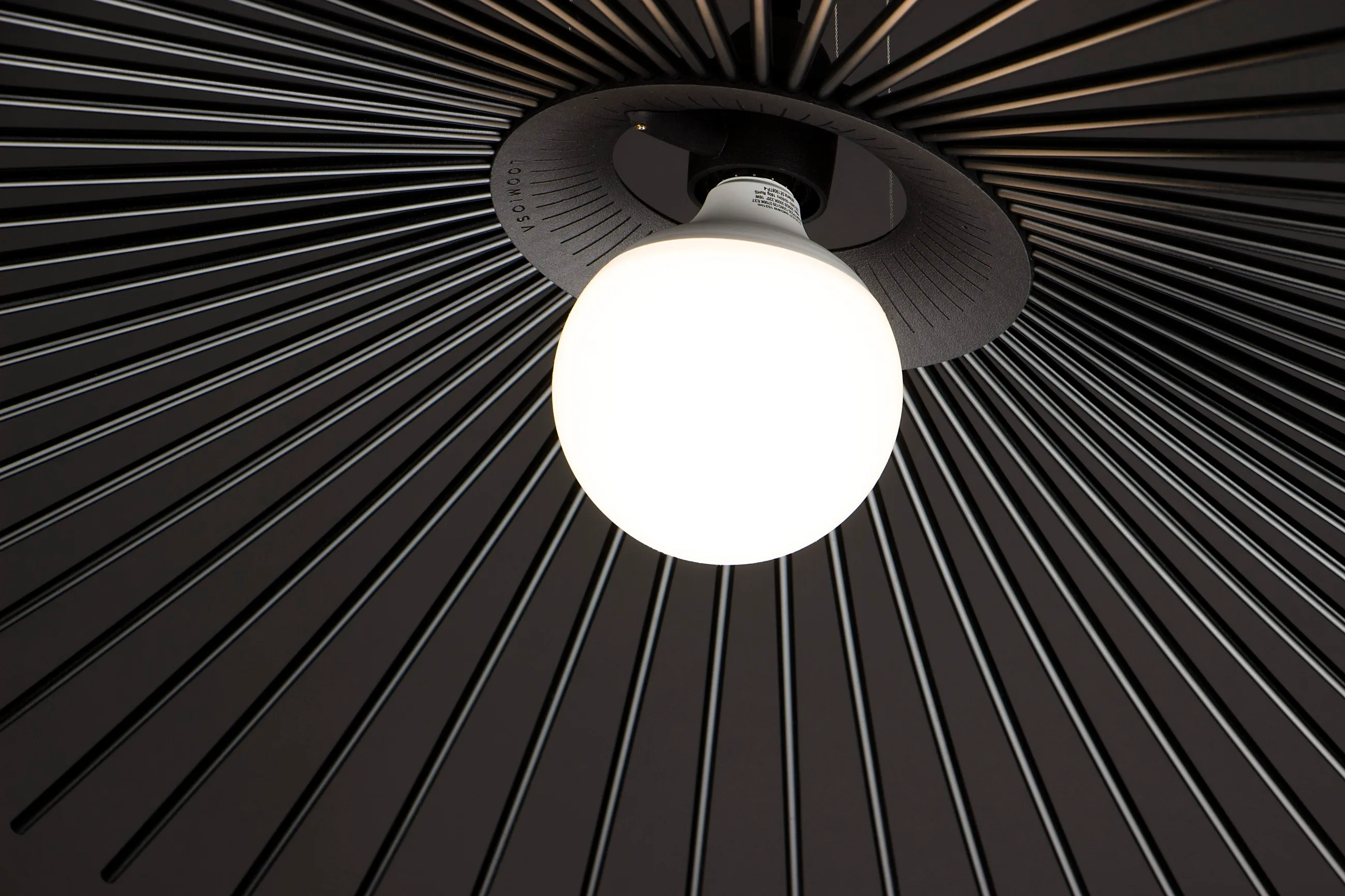 Galaxy pendant light, studio photo 25