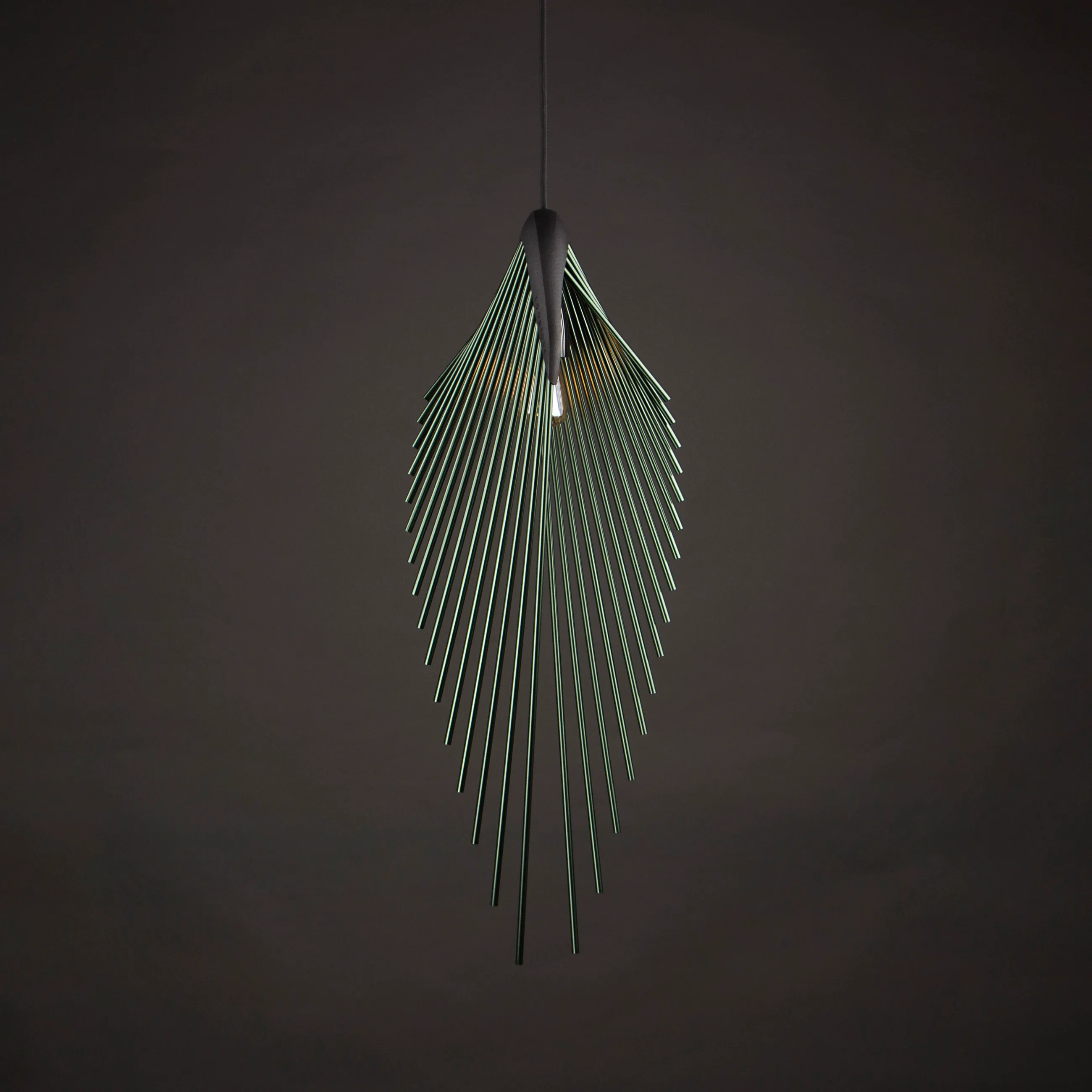 Leaf pendant light, studio photo 8