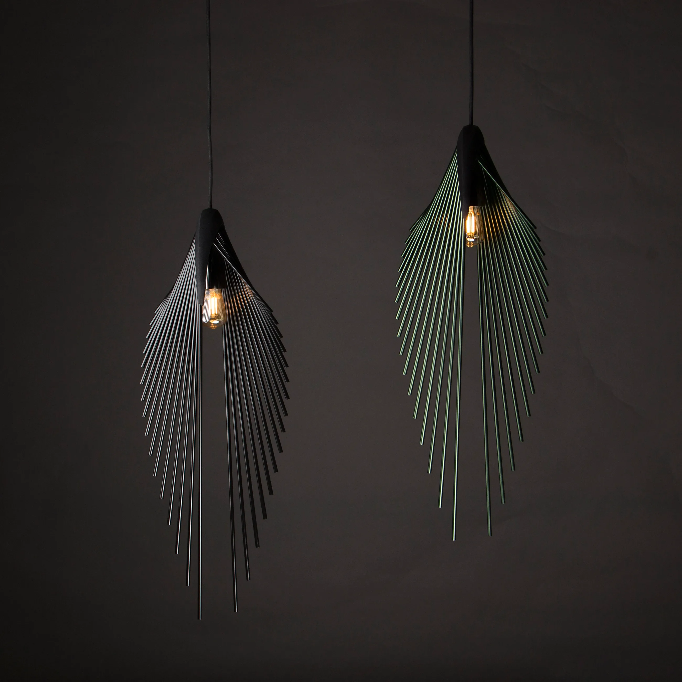 Leaf pendant light, studio photo 10