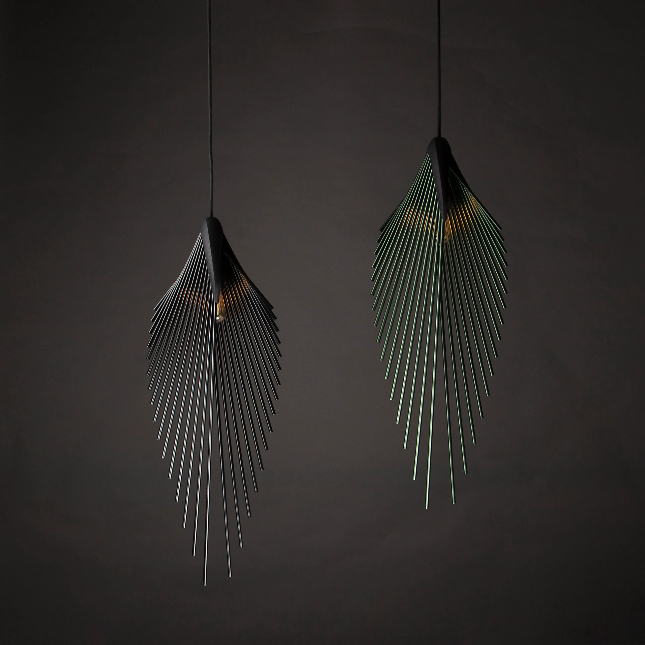 Leaf pendant light, studio photo 11
