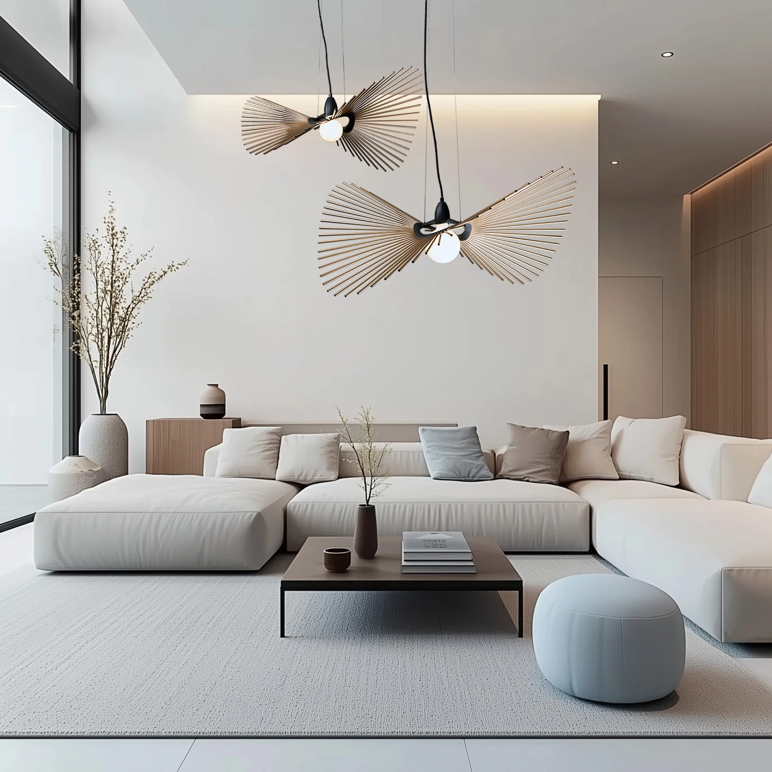 Pendelleuchte Model 8 im Interieur, Foto 2